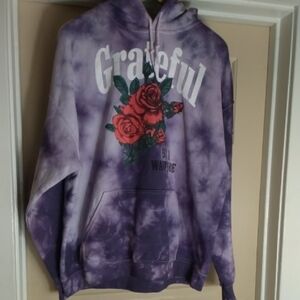 Purple Tie-Dye Grateful Hoodie